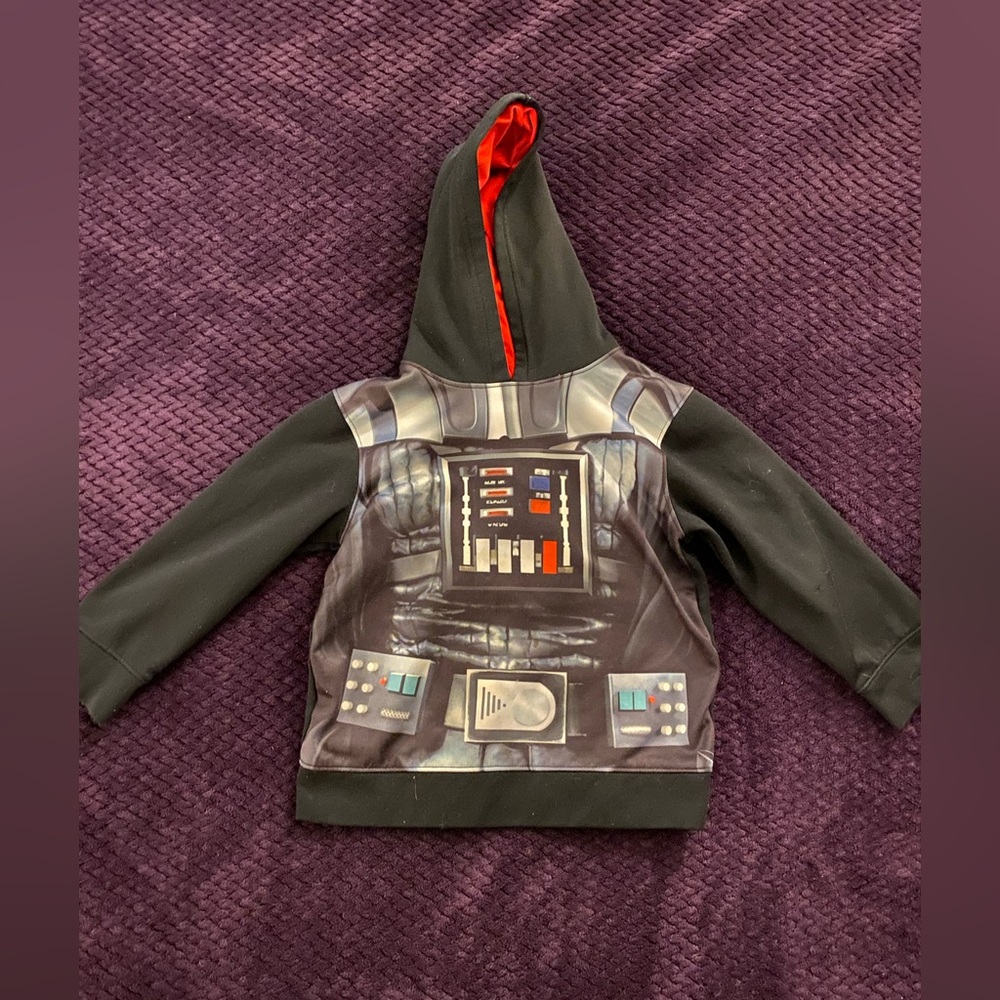 Black Star Wars a Collection for Kohl's Sublimated Darth Vader Hoodie - Boys 5/6